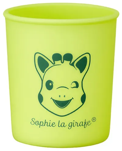 Pahar din silicon Sophie la Girafe, verde