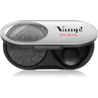 PUPA Milano Vamp! Radiant Baked Eyeshadow fard de culoare vibranta si lunga durata culoare 301 Frozen Black - METALLIC 1 g