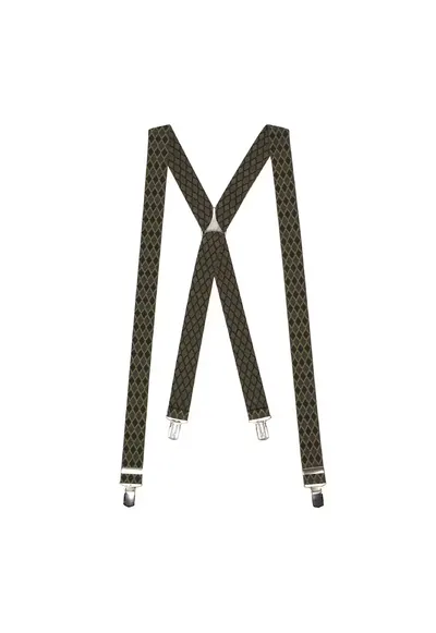 Bretele barbati - 6800 - Verde inchis