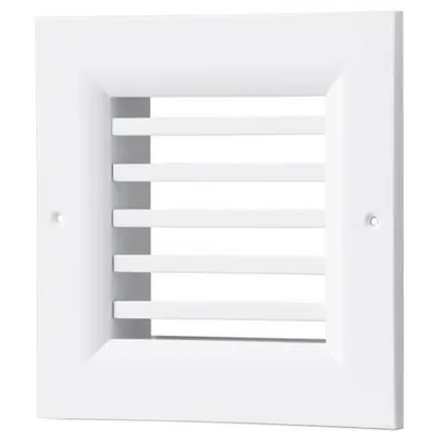 Grila aluminiu cu lamele fixe 0grade 450x300mm