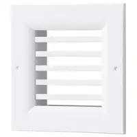 Grila aluminiu cu lamele fixe 0grade 450x300mm