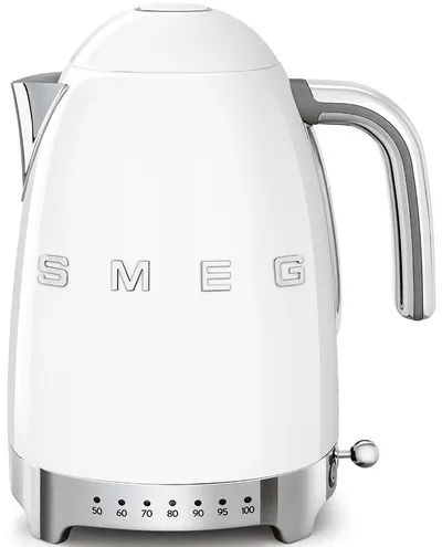 Fierbător electric Smeg - KLF04WHEU, 2400W, 1.7 l, alb
