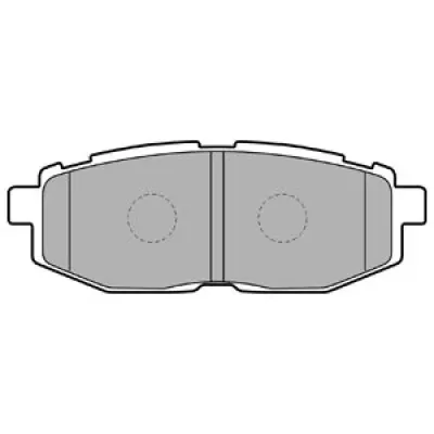 Set placute frana, frana disc DELPHI LP2076