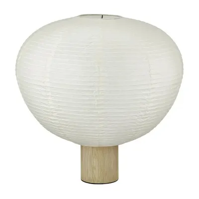 Veioză albă/în culoare naturală cu abajur din hârtie (înălțime 45 cm) Kami – Blomus