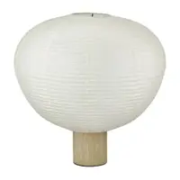 Veioză albă/în culoare naturală cu abajur din hârtie (înălțime 45 cm) Kami – Blomus