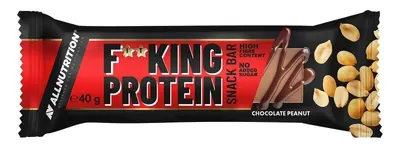 AllNutrition Fitking Protein Snack Bar, ciocolată și arahide, 40 g