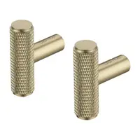 Cârlige alămii 2 buc. de montat pe perete din metal Rof – Blomus