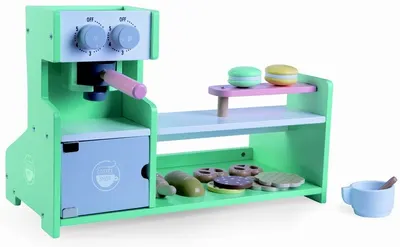 Set de joaca din lemn Moni - Magazin de cafea