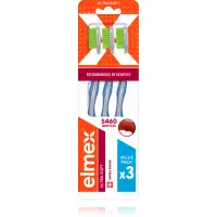 Elmex Swiss Made Periuțe de dinți ultra soft Yellow + Blue + White 3 buc
