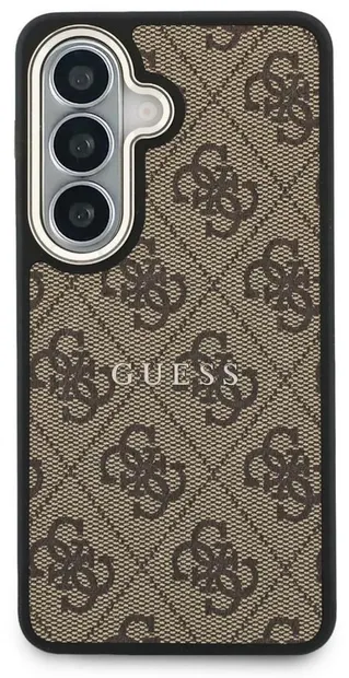 Husă Guess – 4G Gold Frame, Galaxy S26, MagSafe, maro