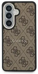 Husă Guess – 4G Gold Frame, Galaxy S26, MagSafe, maro
