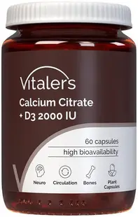 Vitaler's Calciu + Vitamina D3, 60 capsule