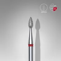 Capat freza diamant Staleks Expert picatura fina 2.3 mm - 418