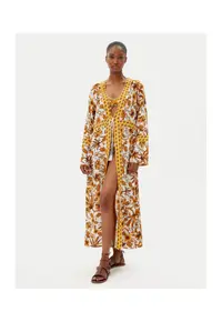 Rochie BM297 C62 - galben - 100% viscoza -