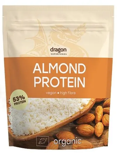 Proteină din migdale, 53%, 1.5 kg, Dragon Superfoods