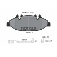 Set placute frana, frana disc TEXTAR 2400701