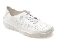 Pantofi REMONTE albi, R3521, din piele naturala