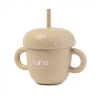 Cana din Silicon cu Pai - Crem