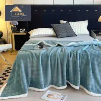 Patura CoCoLiNo, Jojo Home, 200x230cm, tip Blanita Wave, Aqua