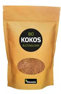 Zahăr bio de cocos, 250 g, Hanoju