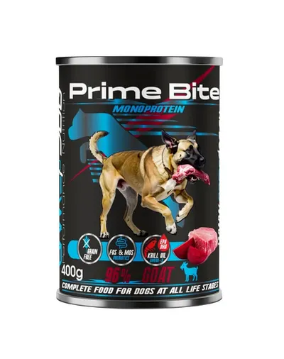 GAME DOG Prime Bite capră și sfeclă 400g hrană umedă monoproteică pentrucâini sensibili