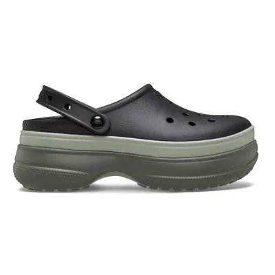 Saboti Crocs Classic Stacked Clog Negru - Black