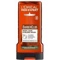 Gel de Dus Hidratant L'Oreal Paris Men Expert Barber Club, 300 ml
