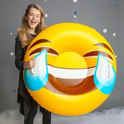 Saltea gonflabila pentru zapada - Emoji