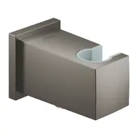Cot de iesire Grohe Euphoria Cube 26370AL0, 1/2 inch, universal, filet tata, suport, mat, hard graphite