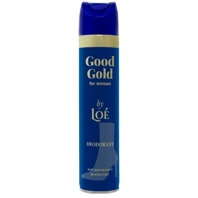 Deodorant antiperspirant dama L Oe Good Gold, Arom | 200 ml
