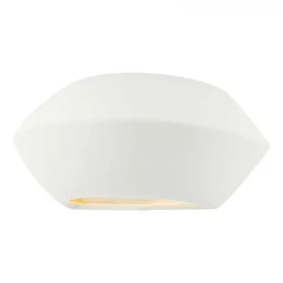 Lampa iluminat perete Foden Ceramic Wall Washer White Unglazed