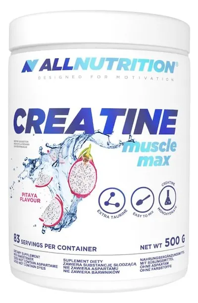Creatine Muscle Max, fructul dragonului, 500 g, AllNutrition
