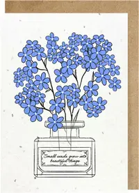 Card cu semințe pentru plantare GloryArt - Buchet cu flori