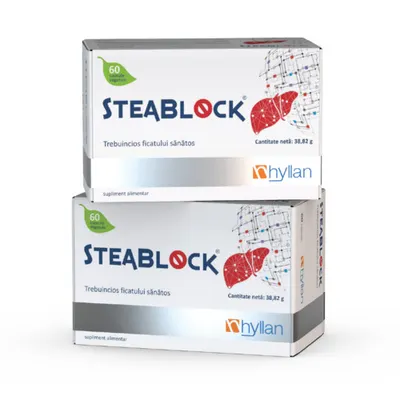 Pachet Steablock, 60 capsule + 60 capsule, Hyllan