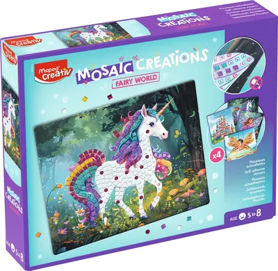 Set creativ Maped Creativ - Mosaic Creations, Lumea magică