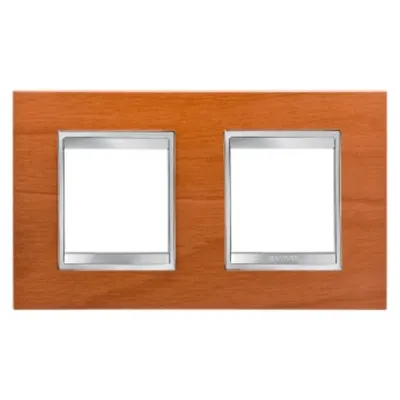Placa ornament CProiector HORUS LUX international - IN TECHNOPOLYMER finisaj lemnING - 2+2 modul HORIZONTAL - CHERRY - CProiector HORUS