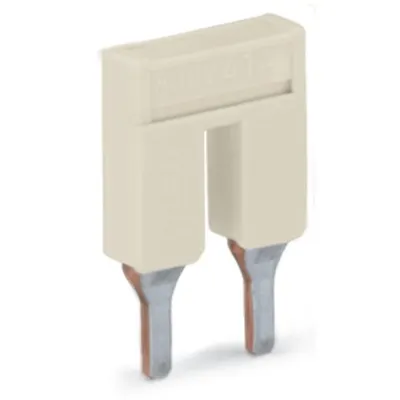 Jumper Wago 2006-402, doua cai, izolat, gri deschis, pentru cleme 2006