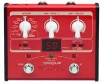 Pedală VOX Bass Modeling Processor - Stomplab 1B, roșu