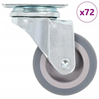 Gossi roti pivotante, 72 buc., 50 mm
