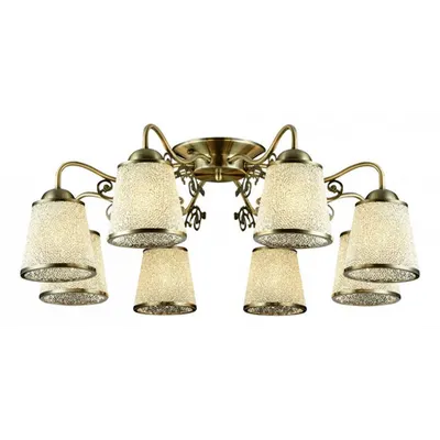 Candelabru Eurosize Ring,8 x E27, 230V, D.740cm,H.240 cm,Bronz