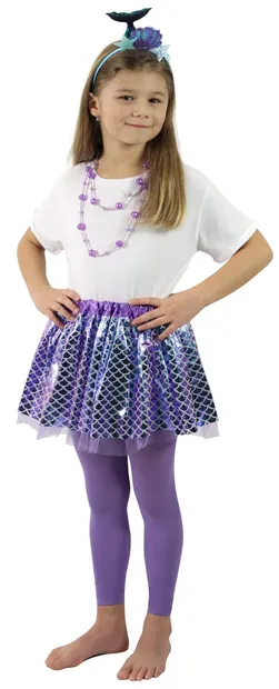 Costum de teatru Rappa - Tiară sirenă și fustă tutu