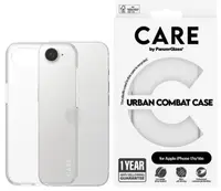 Husă CARE – Urban Combat, iPhone 16e/17e, transparentă