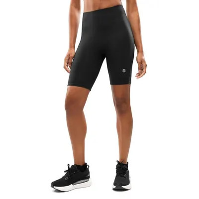 Pantaloni scurți de alergare pentru femei Thames Black Negru