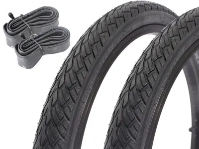 Set anvelope bicicletă KUJO ONE 0 ONE A 20 inch x 1,75 inch + cameră AV