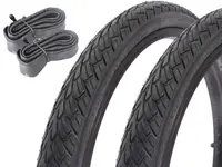 Set anvelope bicicletă KUJO ONE 0 ONE A 20 inch x 1,75 inch + cameră AV