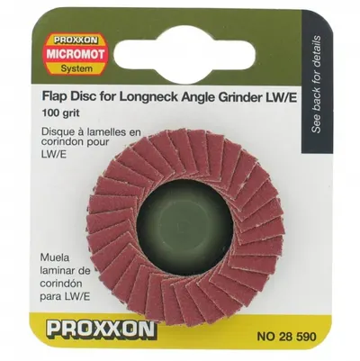 Disc evantai pentru LHW Proxxon 28590, O50 mm, granulatie K100