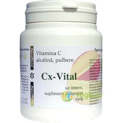 Vitamina C Alcalina Tamponata (Pulbere) Cx-Vital 250g