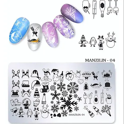 Matrita Unghii Metalica, Manzilin-04