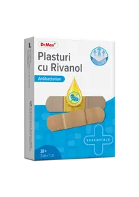 Dr. Max Plasturi cu rivanol 2x7cm, 20 bucati