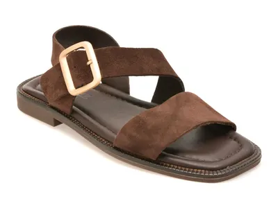 Sandale GRYXX maro, 5001690, din piele intoarsa